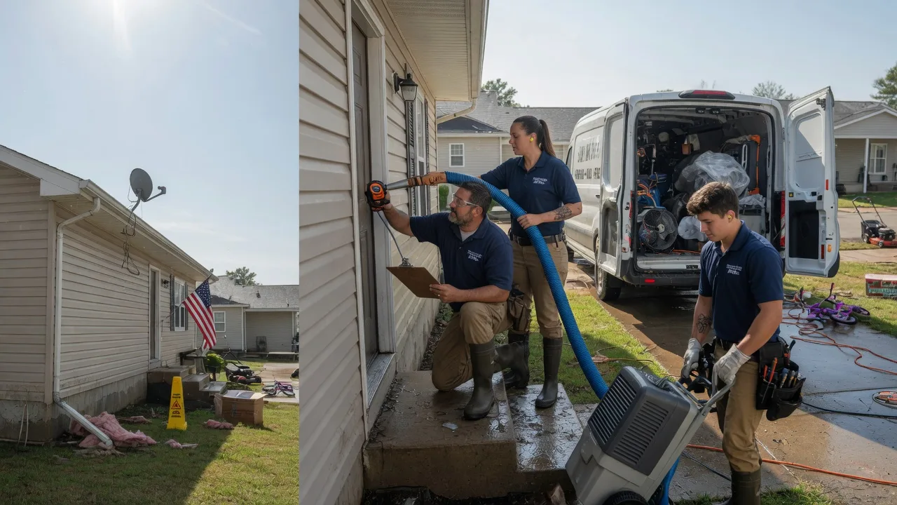 Ceiling Water Damage Restoration in Lampasas, TX near me